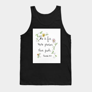 More Precious Than Jewels Tank Top